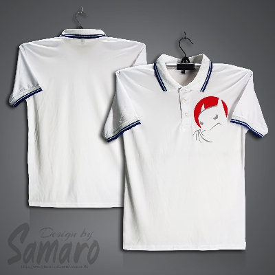 Picture of Angry Short Sleeve Polo Jersey For Men - PP Micro Polo T Shirt For Men - Angry Polo Jersey