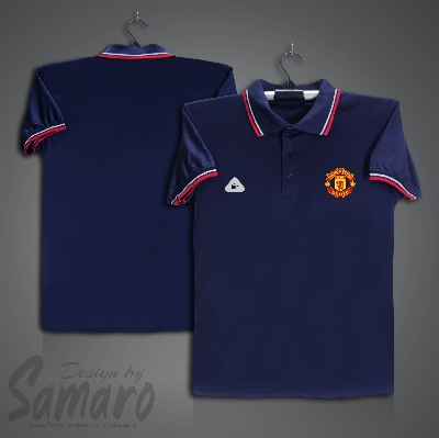 Picture of Man-u Short Sleeve Polo Football Jersey For Men - PP Micro Collar Polo Jersey - Man-n Jersey