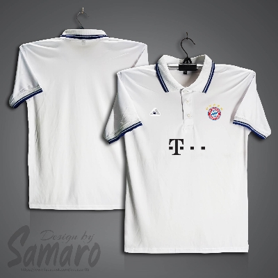 Picture of Bayern Munich Short Sleeve Polo Football Jersey For Men - PP Micro Collar Polo Jersey - Bayern Munich Jersey