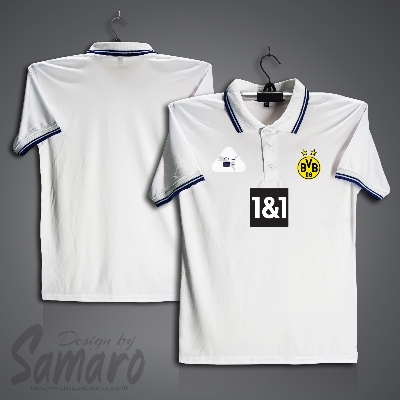 Picture of Borussia Dortmund Short Sleeve Polo Football Jersey For Men - PP Micro t shirt - Borussia Jersey