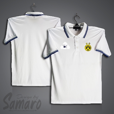 Picture of Borussia Dortmund Short Sleeve Polo Football Jersey For Men - PP Micro t shirt - Borussia Jersey