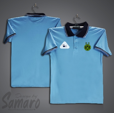 Picture of Borussia Dortmund Short Sleeve Polo Football Jersey For Men - PP Micro t shirt - Borussia Jersey