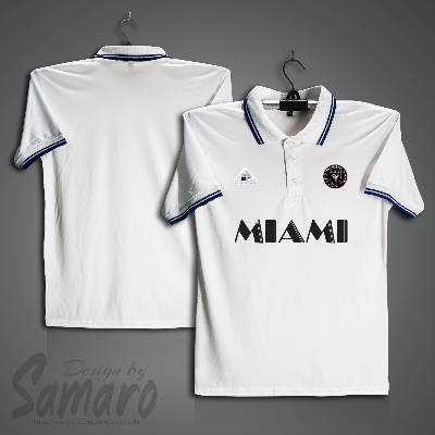 Picture of Inter Miami Short Sleeve Polo Football Jersey For Men - PP Micro Collar Polo Jersey - Inter Miami Jersey