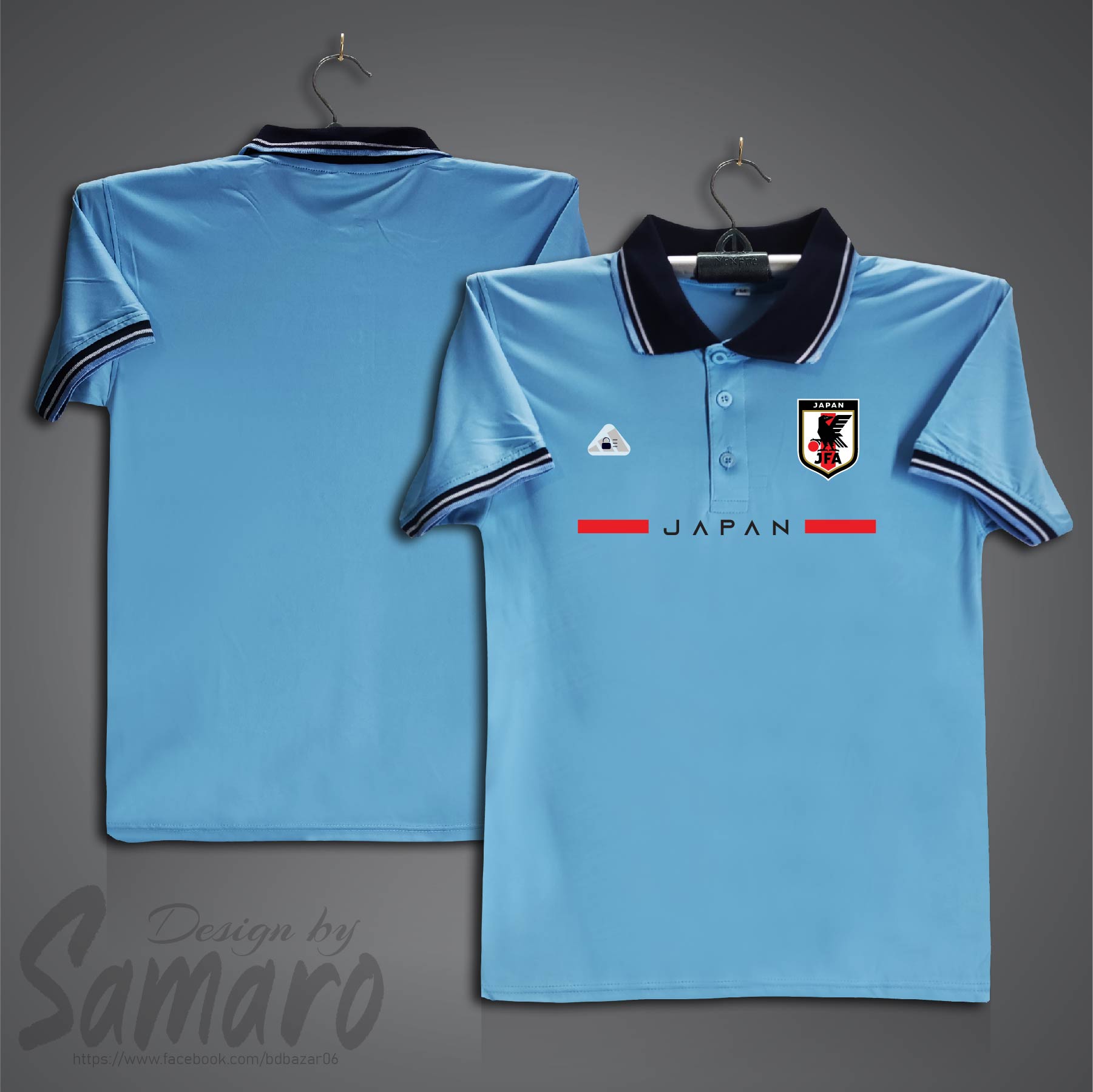 Picture of Japan Short Sleeve Polo Football Jersey For Men - PP Micro Collar Polo Jersey - Japan Jersey