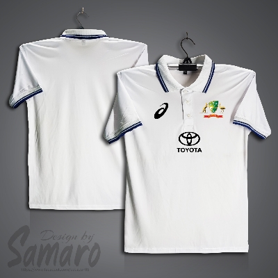 Picture of Australia test Short Sleeve Polo Cricket Jersey For Men - PP Micro Collar Polo Jersey - Australia Cricket Jersey