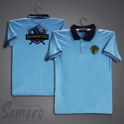 Picture of Badminton Short Sleeve Polo Jersey For Men - PP Micro Polo T Shirt For Men - Badminton Jersey