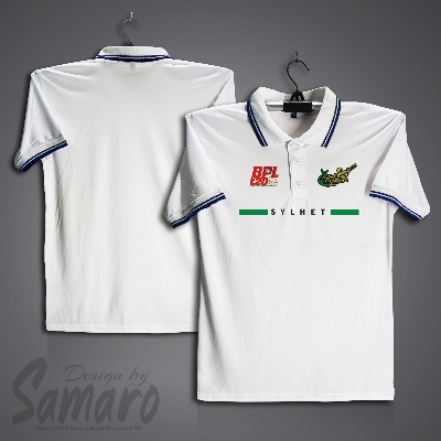 Picture of Sylhet Strikers Short Sleeve BPL Polo Cricket Jersey For Men - PP Micro BPL Polo Jersey - Sylhet Cricket Jersey