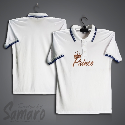 Picture of Prince Short Sleeve Polo Jersey For Men - PP Micro Polo T Shirt For Men - Prince Jersey