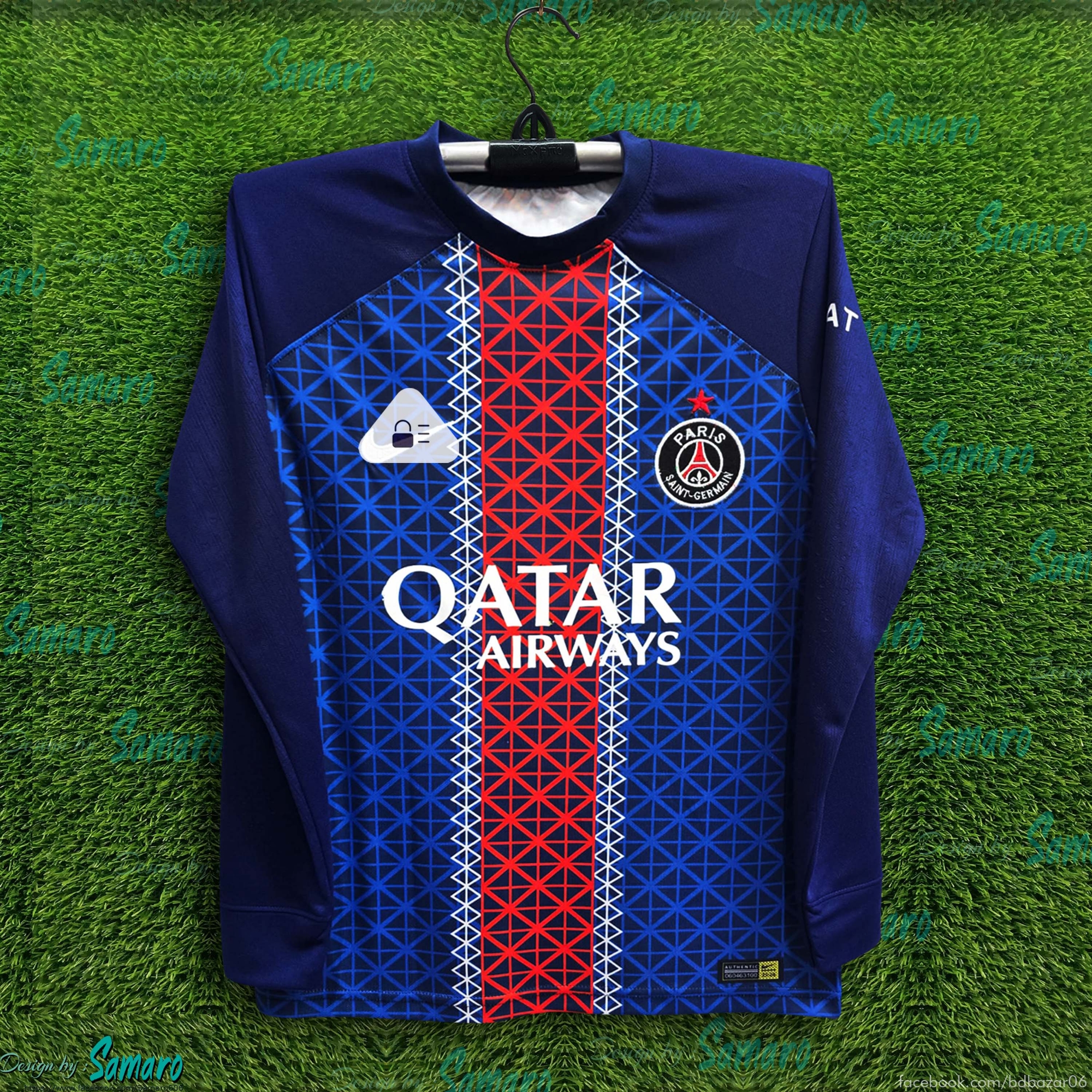 Picture of PSG Full Sleeve Jersey 2025/2026 Thai Premium Football Jersey For Men - Long Sleeve - PSG Football Jersey 2025