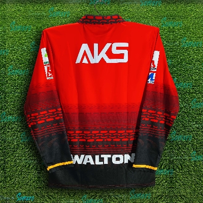 Picture of Comilla Victorians Full Sleeve Polo Cricket Jersey For Man - BPL Polo Jersey - Comilla BPL Jersey 2024-2025