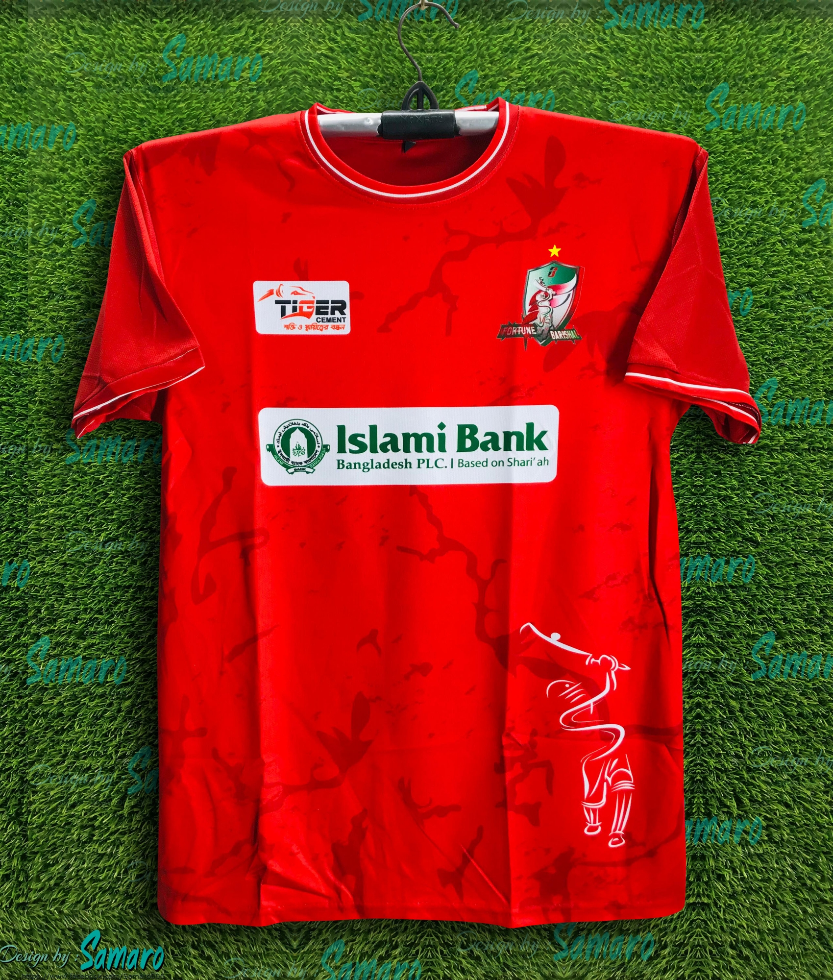 Picture of Fortune Barishal BPL Cricket Jersey For Man - BPL Short Sleeve Jersey - Barishal BPL Jersey 2024