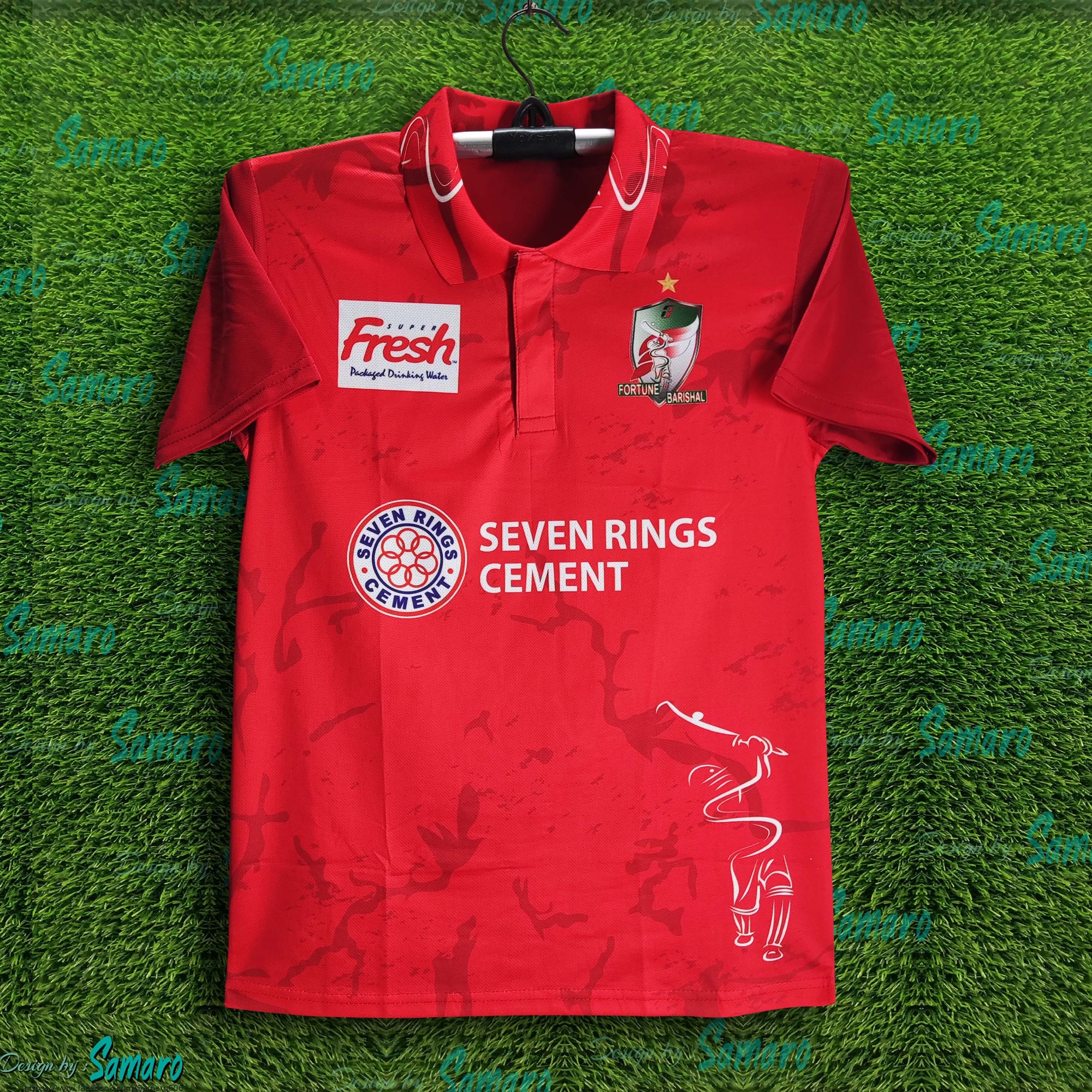Picture of Fortune Barisal BPL Polo Cricket Jersey For Man - BPL Short Sleeve T Shier - Barishal Jersey 2025/26