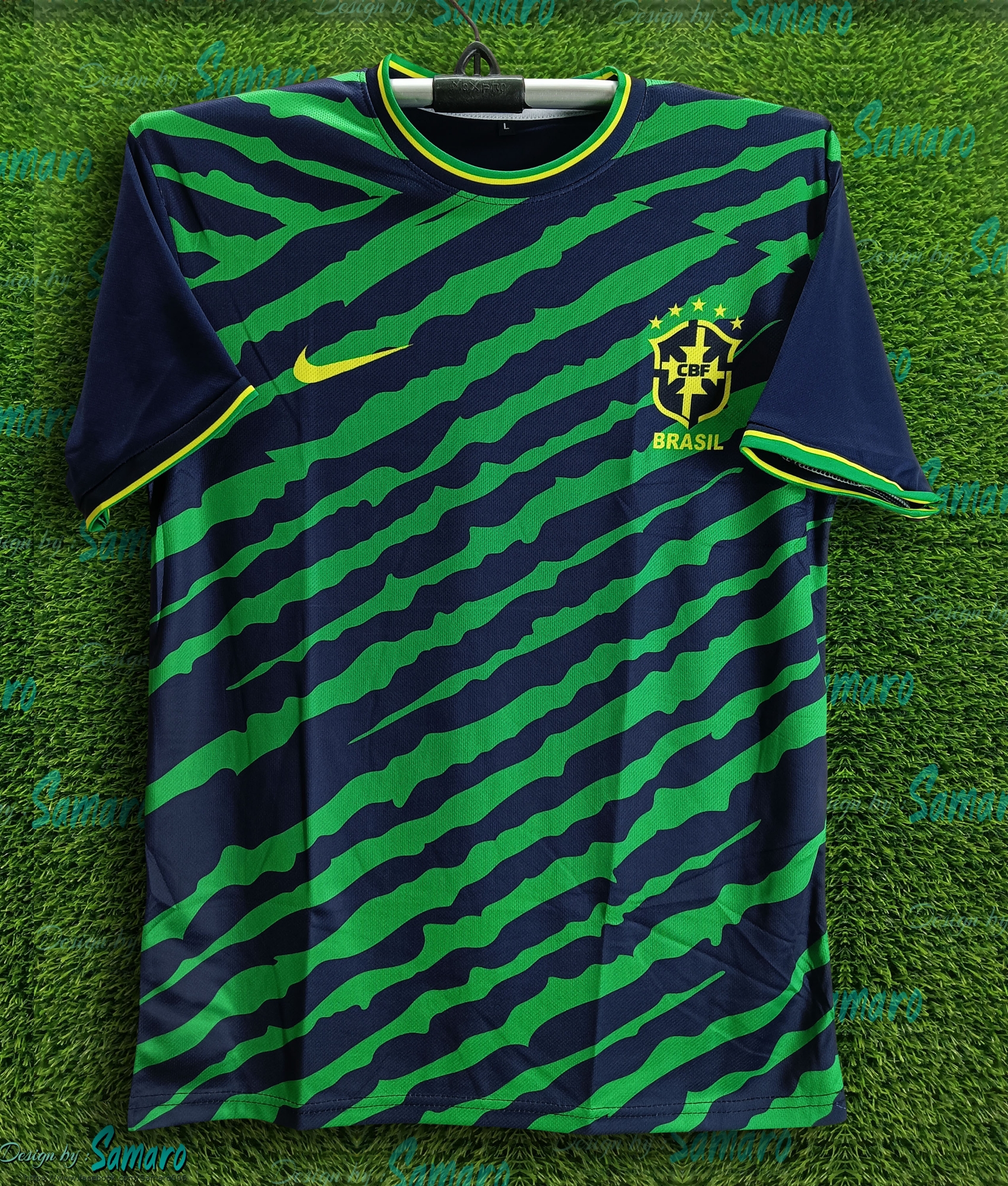 Picture of Brazil Training Jersey - Short Sleeve Football Jersey For Man - Brazil Jersey