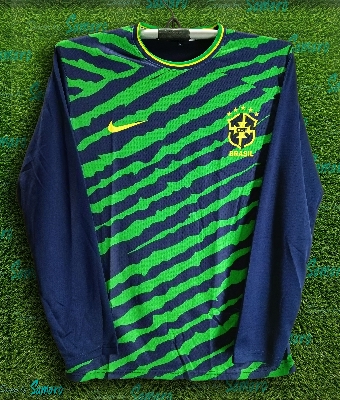 Picture of Brazil Training Jersey - Full Sleeve Football Jersey For Man - Brazil Jersey