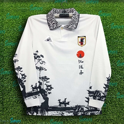 Picture of Japan Thai Premium Polo Football Jersey For Men - Japan Full Sleeve Polo Jersey - Japan Jersey 2024-2025