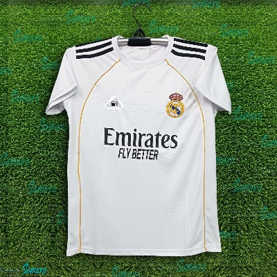 Picture of Real Madrid Jersey 2025/2026 Thai Premium Football Jersey For Men - Half Sleeve Jersry - Real Madrid Football Jersey 2025