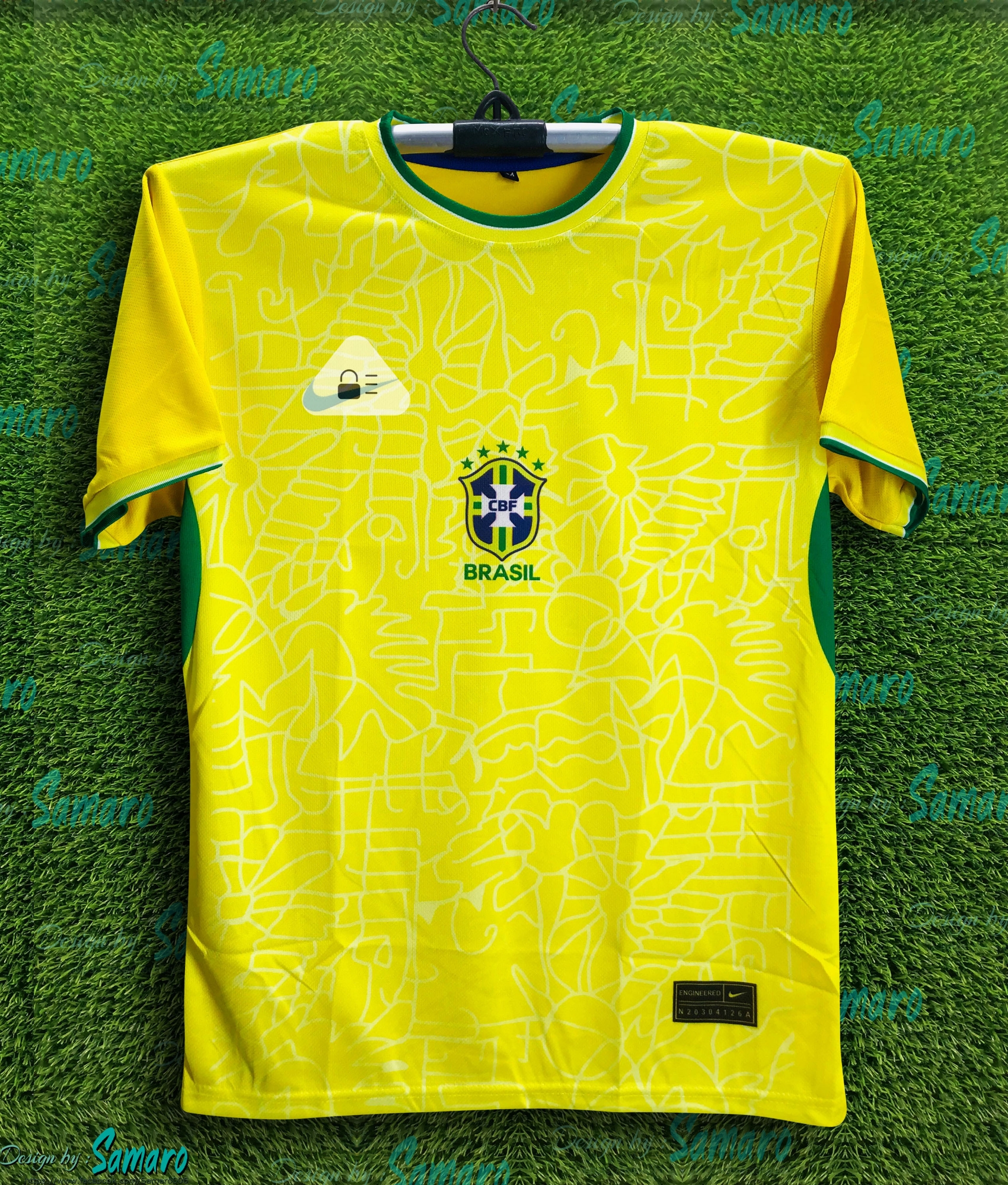 Picture of Brazil Copa 2024 Jersey - Short Sleeve Football Jersey For Men - Brazil Football Jersey 2024