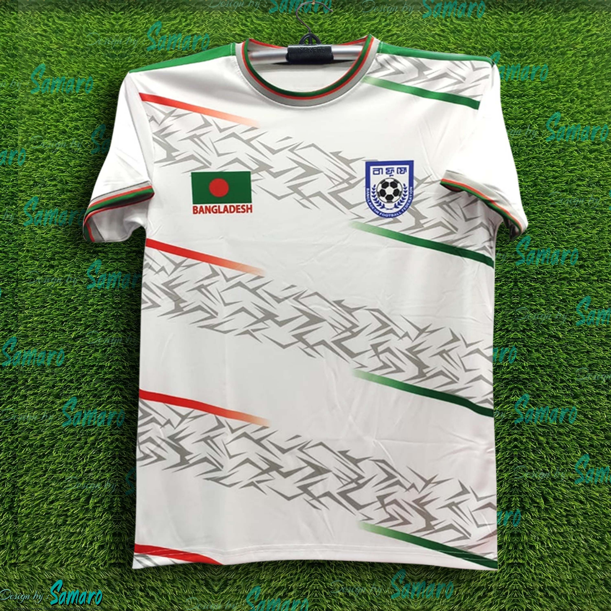 Picture of B-d Short Sleeve Football Jersey For Men - T Shirt For Men - Banglades Fan Jersey