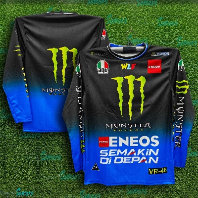 Picture of Monster Full Sleeve Bike Jersey For Men - Monster Premium Jersey - Monster Jersey