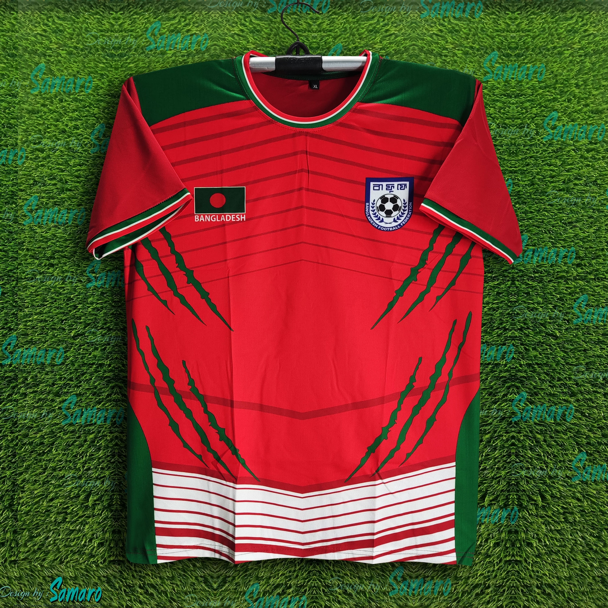 Picture of B-d Short Sleeve Football Jersey For Men - T Shirt For Men - Banglades Fan Jersey