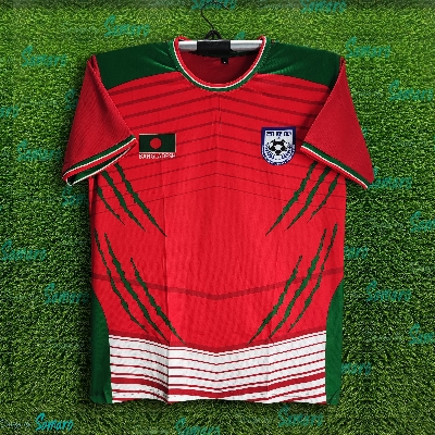 Picture of B-d Short Sleeve Football Jersey For Men - T Shirt For Men - Banglades Fan Jersey
