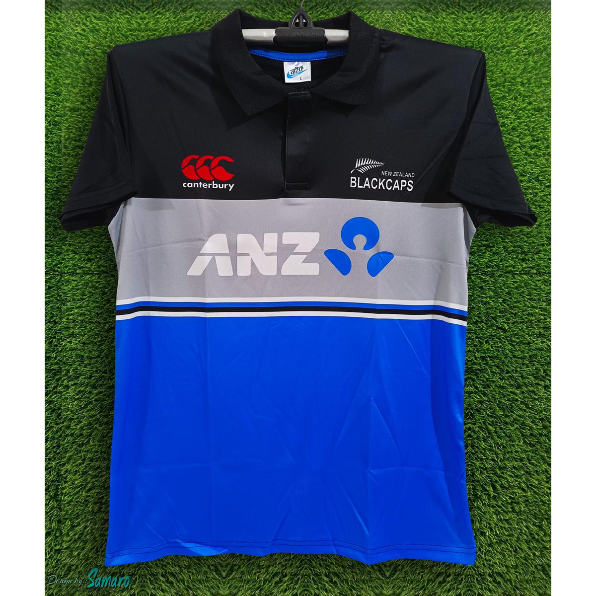 Picture of New Zealand Jersey - Polo Cricket Jersey - New Zealand Cricket Jersey