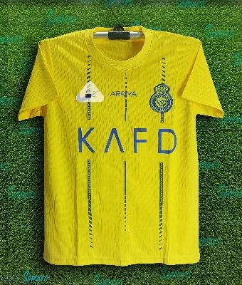 Picture of Al-Nassr Thai Premium Football Jersey For Man - al nassr t shirt for man - Al Nassr Jersey 2024
