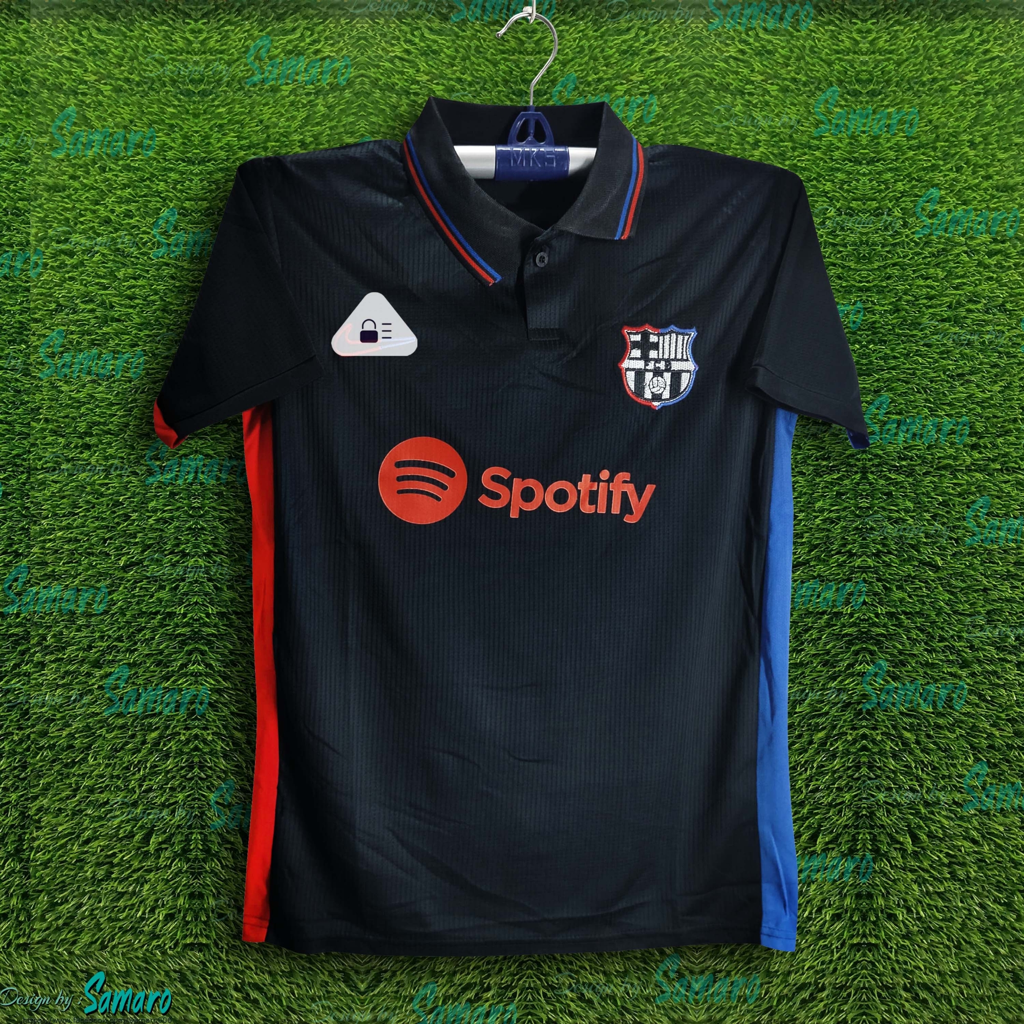 Picture of Barcelona Jersey 2025/2026 Thai Premium Football Jersey For Men - Half Sleeve Polo Jersey - Barcelona Football Jersey 2025