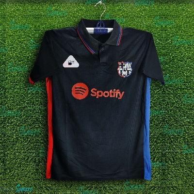 Picture of Barcelona Jersey 2025/2026 Thai Premium Football Jersey For Men - Half Sleeve Polo Jersey - Barcelona Football Jersey 2025