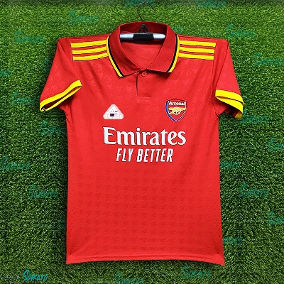 Picture of Arsenal Thai Premium Football Jersey For Men - Half Sleeve Polo Jeresey - Arsenal Football Jersey 2025-26