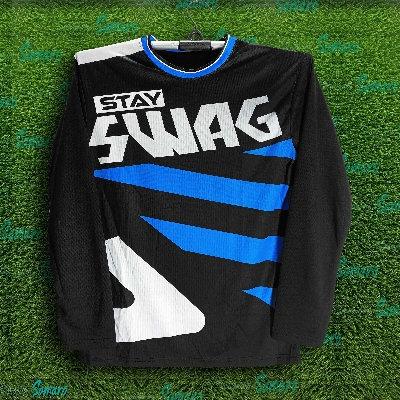 Picture of SWAG Full Sleeve Bike  Jersey For Men - Stay Swag Jersey - SWAG Bike Jersey