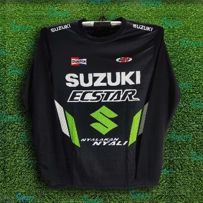 Picture of Suzuki Full Sleeve Bike Jersey For Man - Bike t shirt for man - Suzuki Bike Jersey