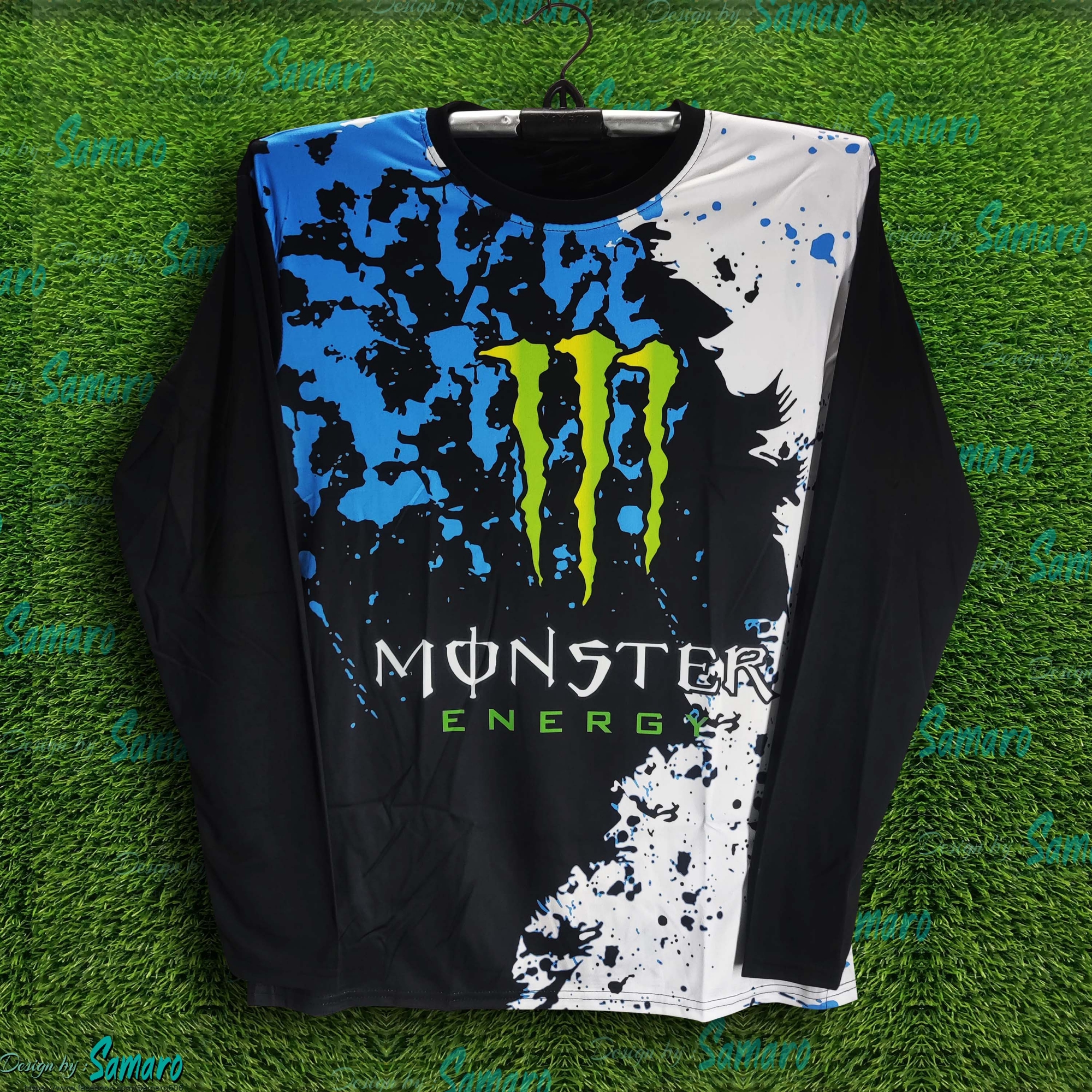 Picture of Monster Full Sleeve Bike Jersey For Man - Bike t shirt for man - Monster Bike Jersey