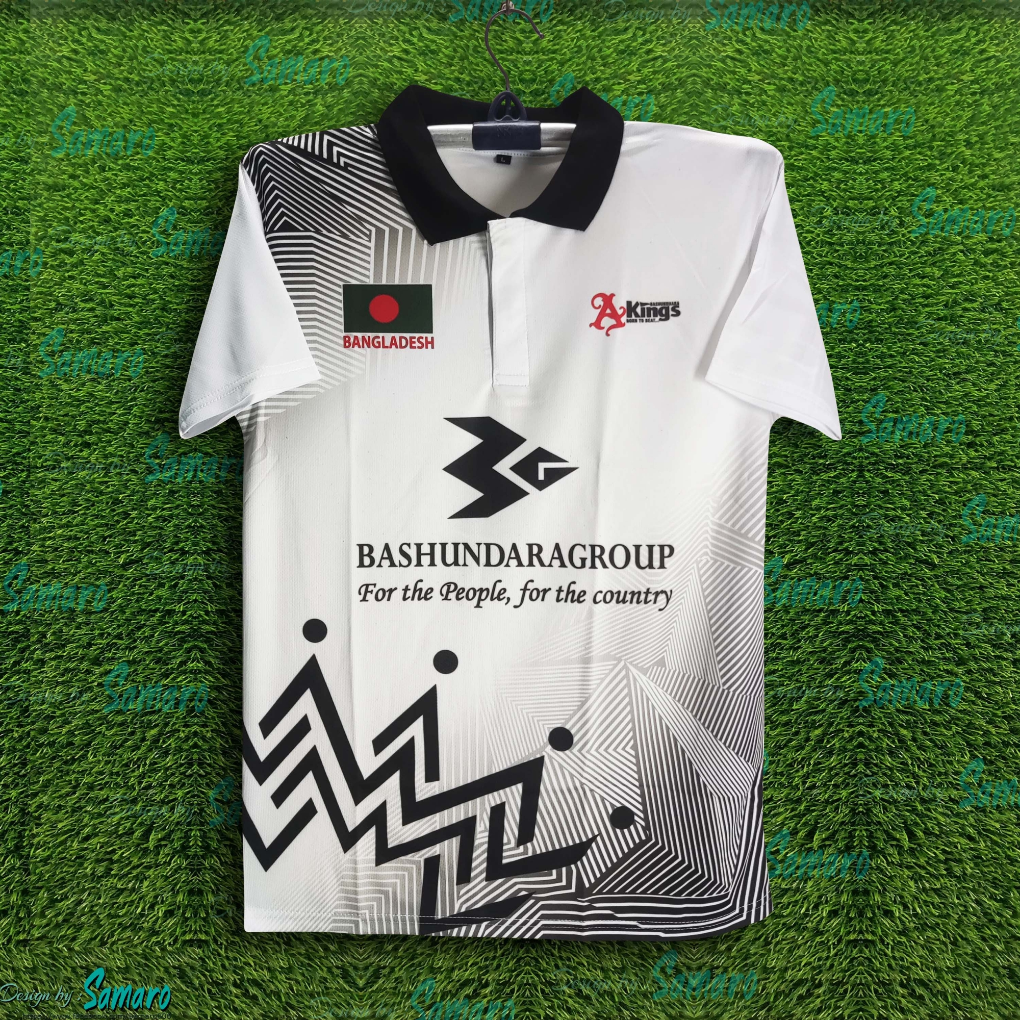 Picture of Bashundhara Kings Short Sleeve Collar Football Jersey For Man - Half Sleeve Polo T Shirt - Bashundhara Jersey 2025-26