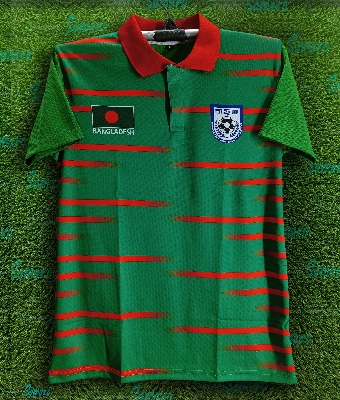 Picture of B-d Short Sleeve Polo Football Jersey for Man - Half Sleeve Polo - Banglades Fan Jersey