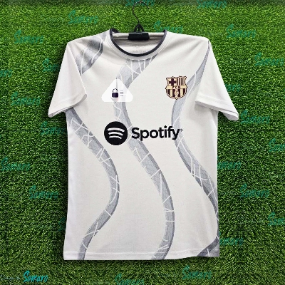 Picture of Barcelona Short Sleeve Football Jersey For Men - Half Sleeve Club T Shirt - Barcelona Jersey 2025-26