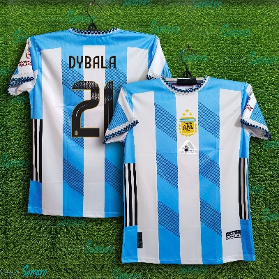 Picture of Argentina FIFA World CUP Jersey - Thai Premium Dybala 21 Jersey For Men - Argentina Football Jersey 2025-26
