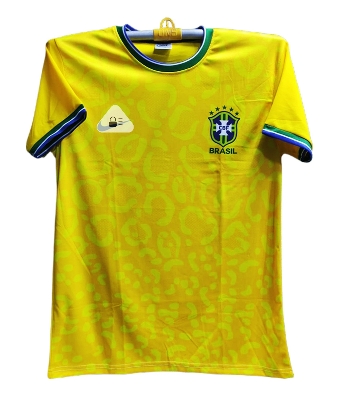 Picture of Brazil Short Sleeve Football Jersey For Man - T Shirt For Man - Brazil Jersey