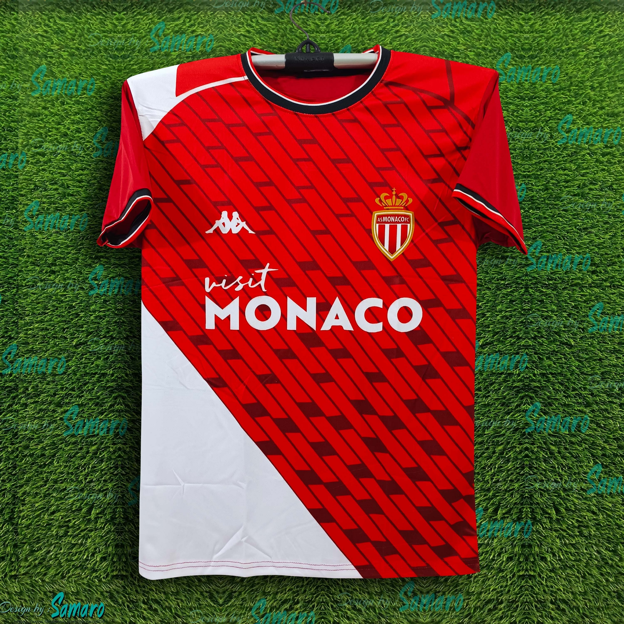 Picture of AS Monaco Jersey - Short Sleeve Football Jersey For Men - Monaco Jersey 2024-25