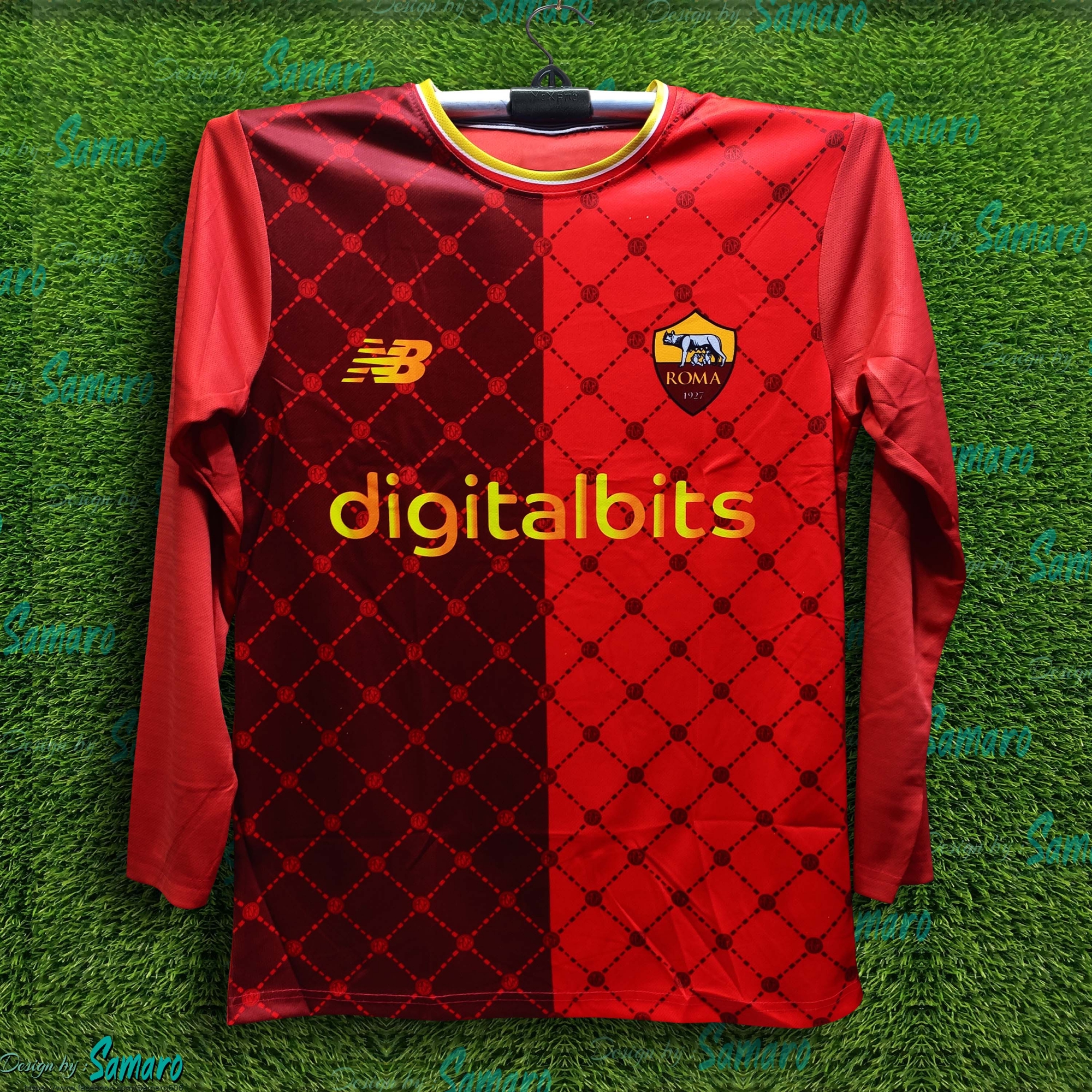 Picture of Roma Full Sleeve Football Jersey For Men - Roma Jersey 2024-2025