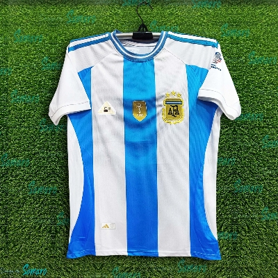 Picture of Argentina Copa America Jersey 2025/2026 Thai Premium Football Jersey For Man - Half Sleeve t-shirt - Argentina Football Jersey 2025