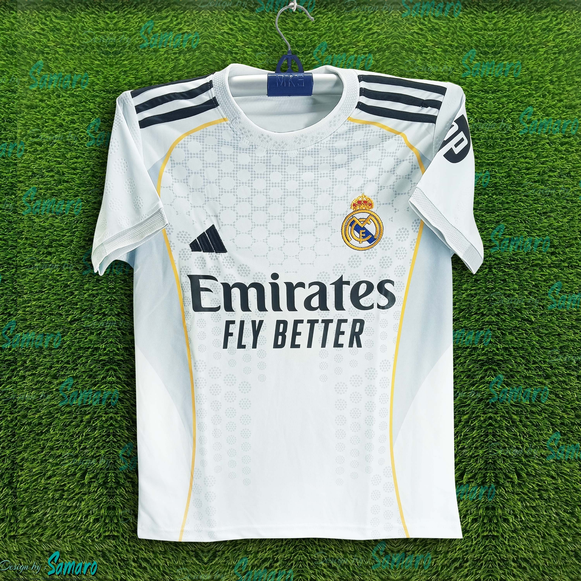 Picture of Real Madrid Jersey 2025-2026 Thai Premium Football Jersey For  Men - Half Sleeve Jersey - Real Madrid Football Jersey 2025