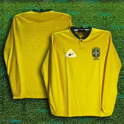 Picture of Brazil World Cup Jersey - Brazil Full Sleeve Thai Premium Football Jersey For Men - Brazil Jersey