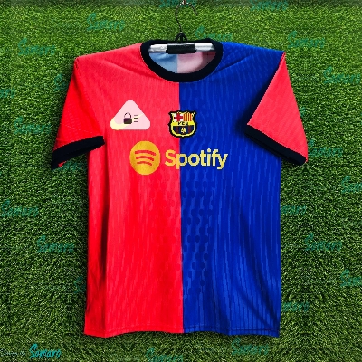 Picture of Barcelona Short Sleeve Thai Premium Football Jersey For Men - Half Sleeve T Shirt - Barcelona Jersey 2025/26