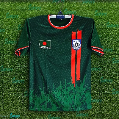 Picture of B-d Short Sleeve Football Jersey for Men - Half Sleeve t-shirt - Banglades Fan Jersey