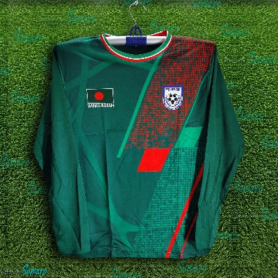 Picture of B-d Football Jersey - Full sleeve Banglades Fan Jersey for Man - Football Jersey