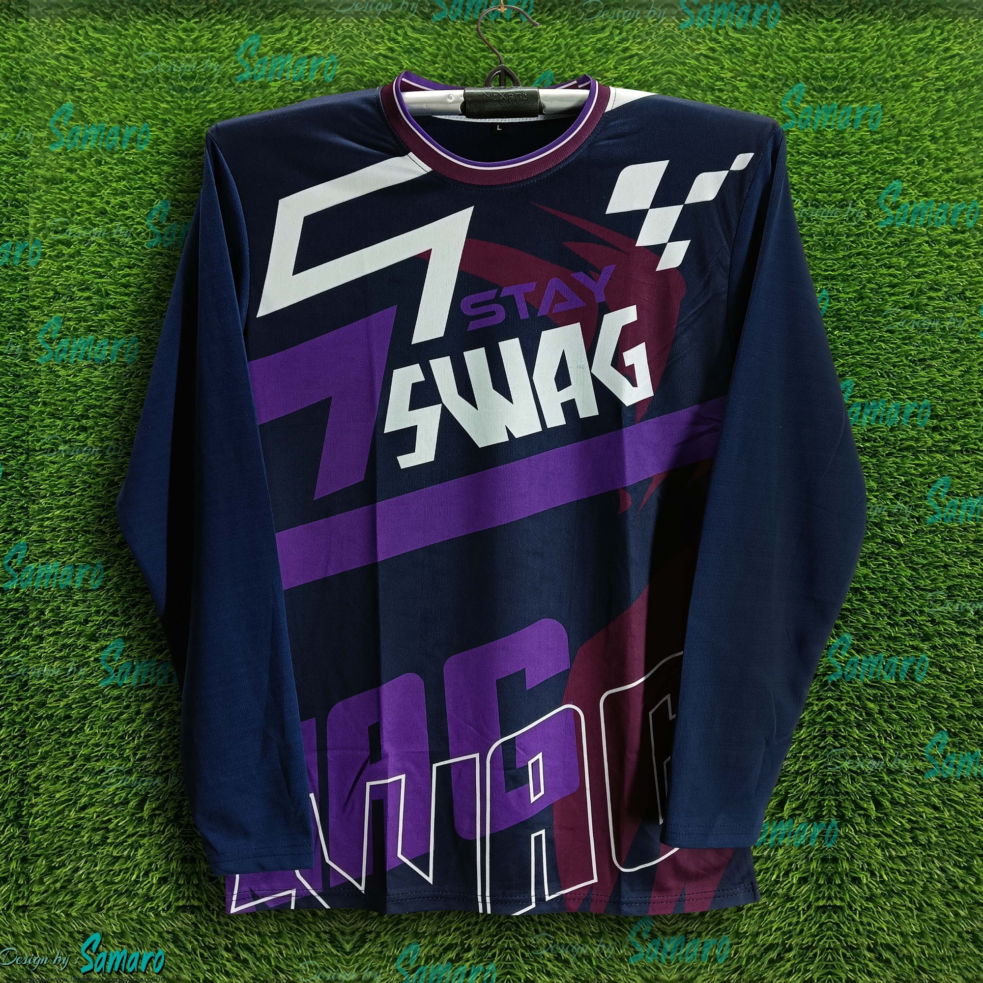 Picture of Stay SWAG Full Sleeve Bike Jersey For Man - Bike T shirt For Man - SWAG Bike Jersey