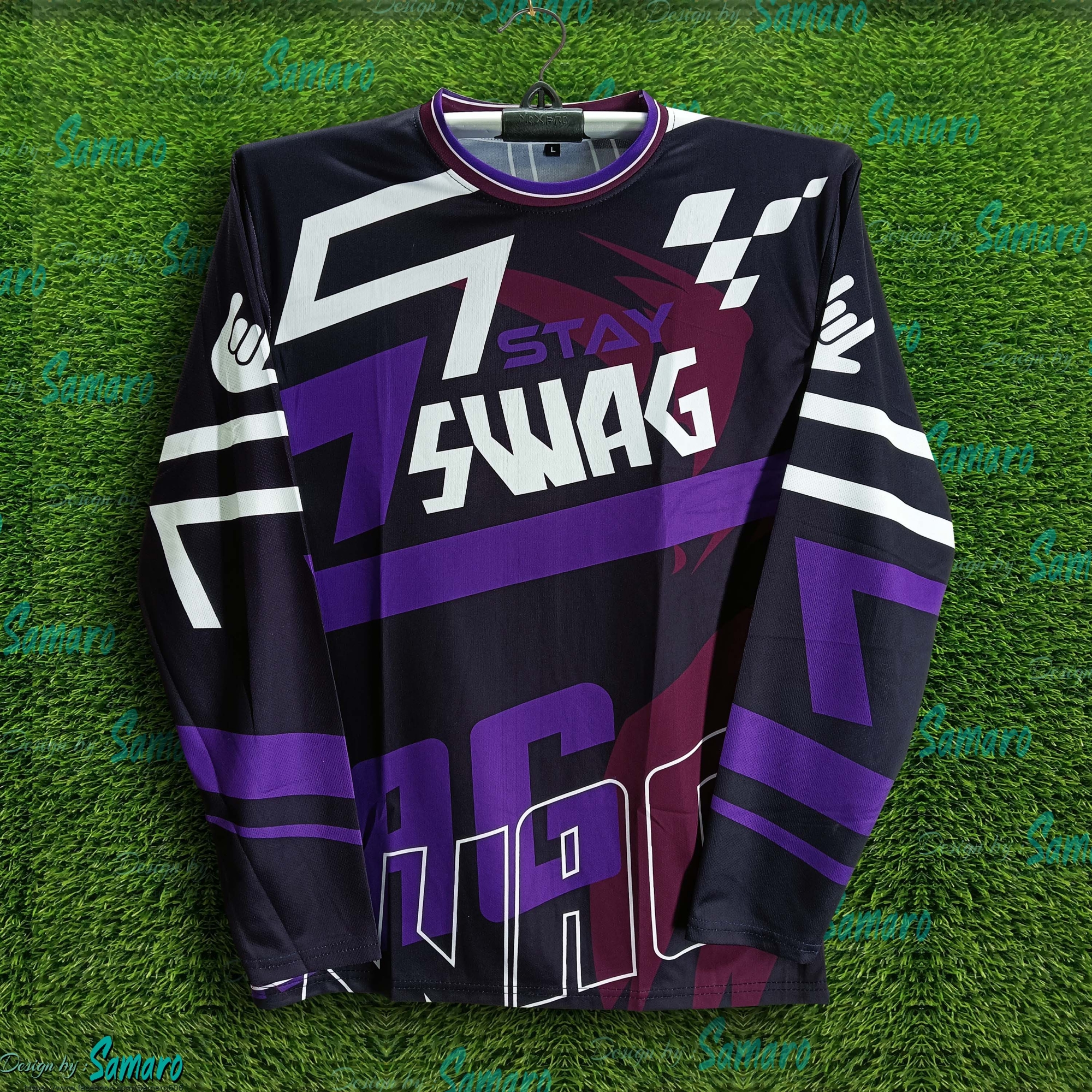 Picture of Stay SWAG Full Sleeve Bike Jersey For Man - Bike T shirt For Man - SWAG Bike Jersey