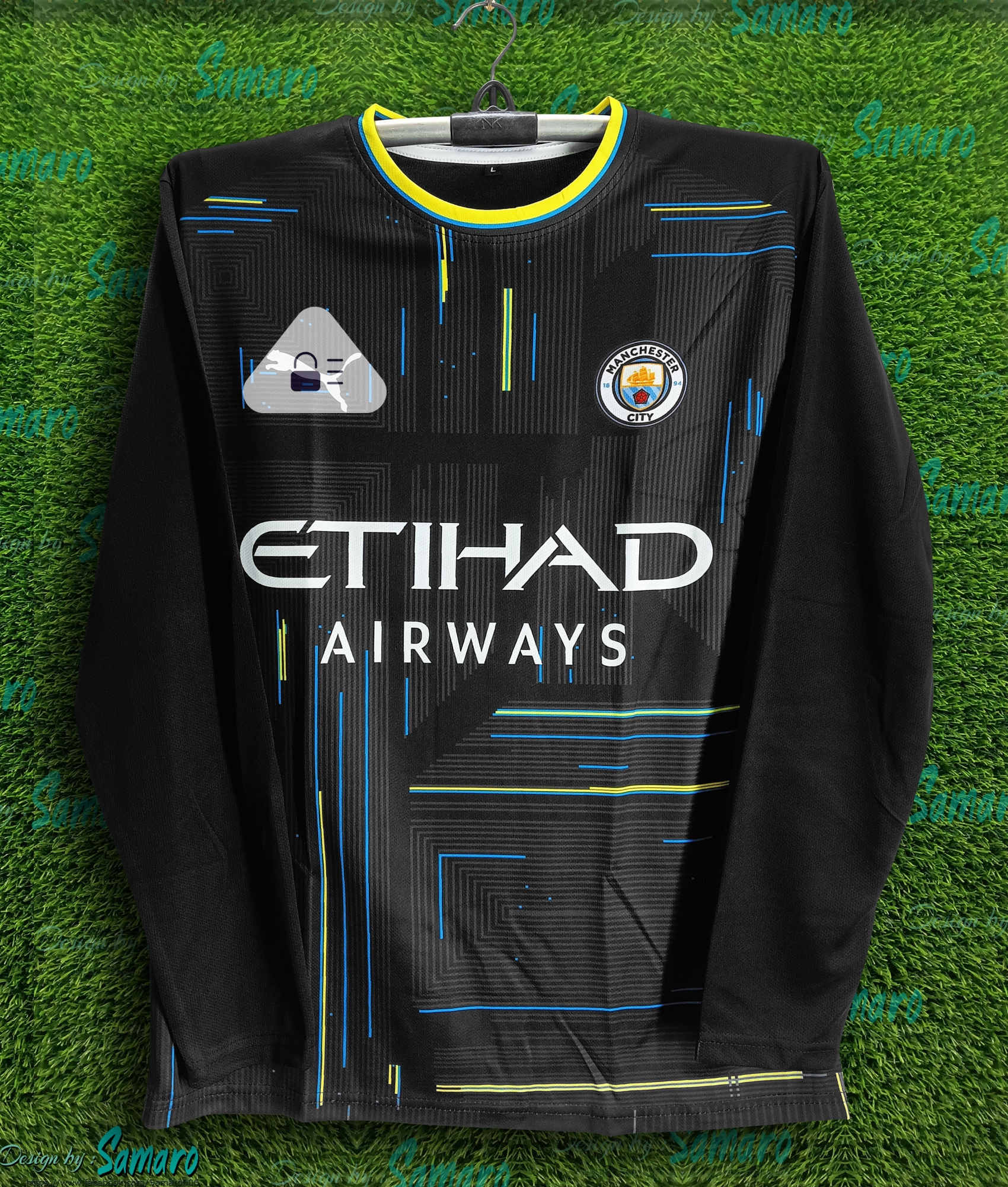 Picture of Manchester City Full sleeve Football Jersey For Man - T Shirt For Man - Manchester City Jersey