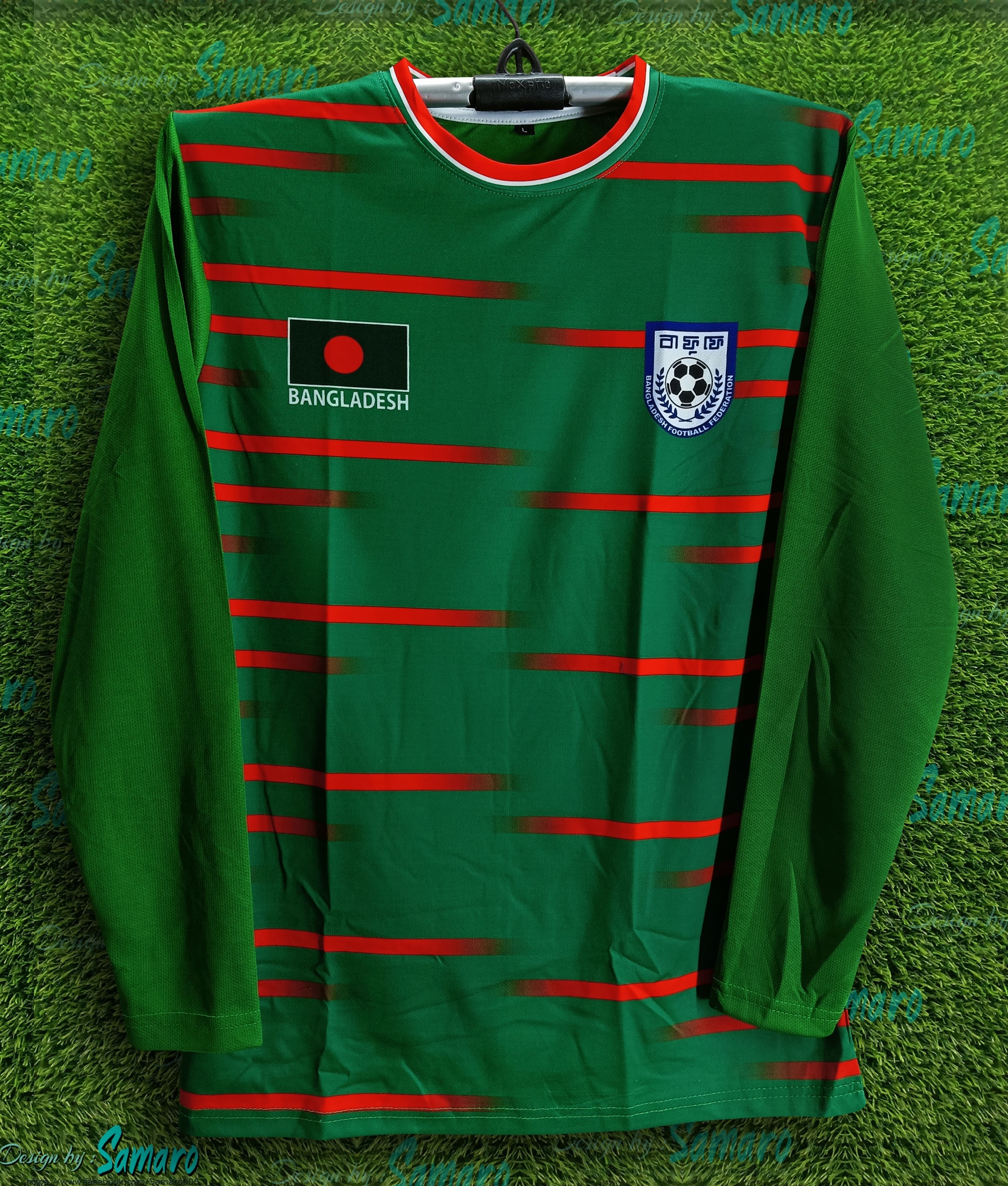 Picture of B-d Football Jersey - Full sleeve Banglades  Fan Jersey for Man - Football Jersey